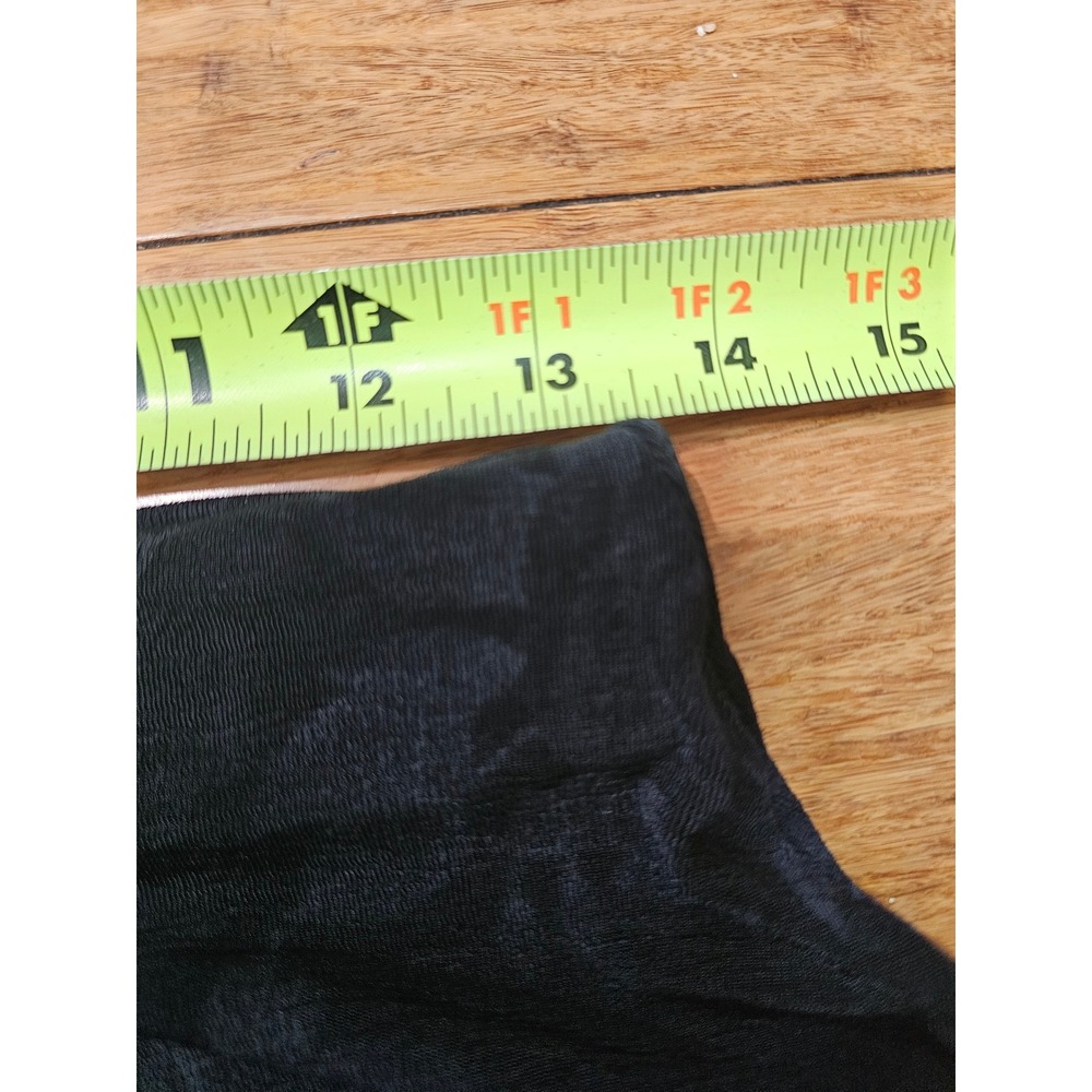Es.Se 2 Piece Maxi Skirt Set Size M/L Black Floral Rose Esse 90s Y2K Goth Witchy - Picture 15 of 16